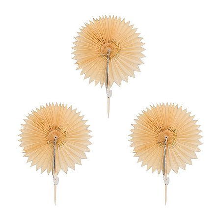 Baunilha - Mini Leque Topper