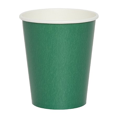 Verde Folha - Copo de papel  270 ml (10 un)