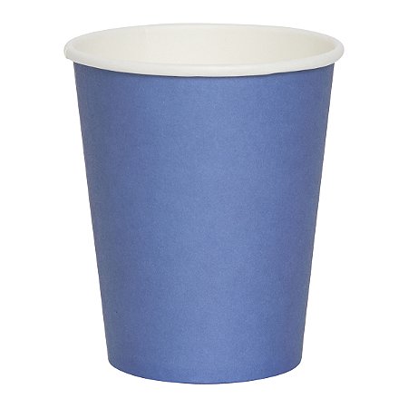 Azul Espacial - Copo de papel  270 ml (10 un)
