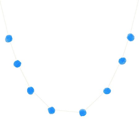 Azul Mar - Guirlanda Pompom