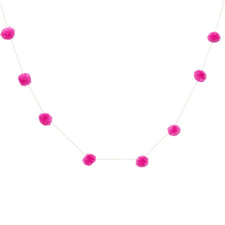 Rosa Pink - Guirlanda Pompom