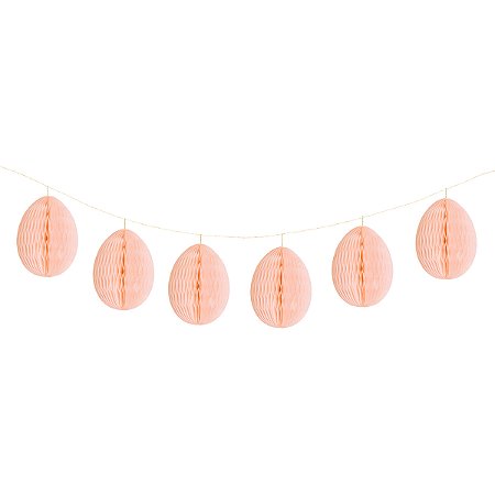 Pêssego - Guirlanda Mini Ovo