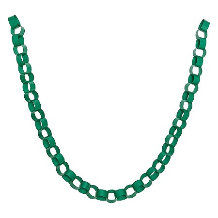 Verde Folha - Guirlanda Corrente (45 elos)