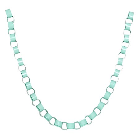 Verde Menta - Guirlanda Corrente (45 elos)