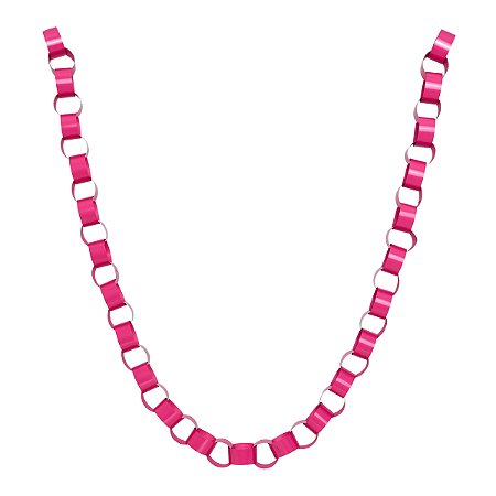 Rosa Pink - Guirlanda Corrente (45 elos)