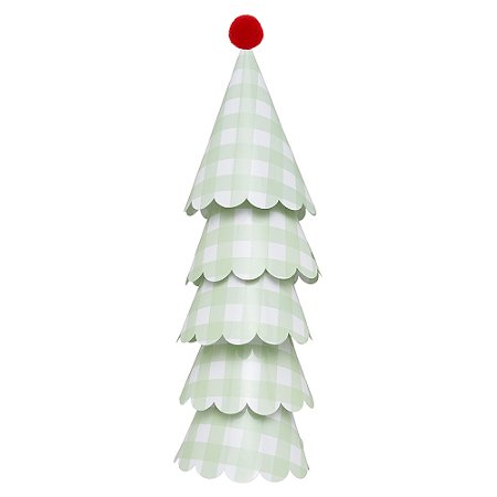 Xadrez Verde Cereja - Chapeuzinho Pompom (5 und)