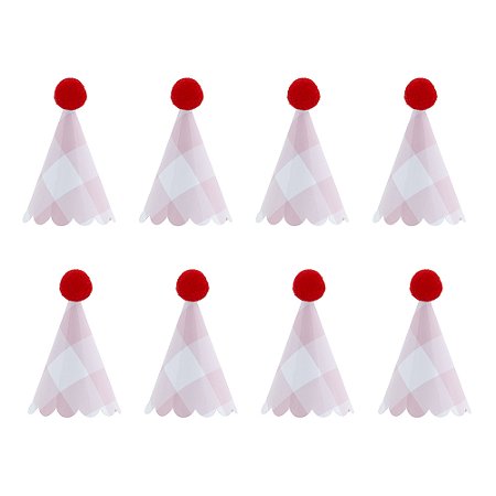 Xadrez Rosa Morango - Mini Chapeuzinho (08 und)