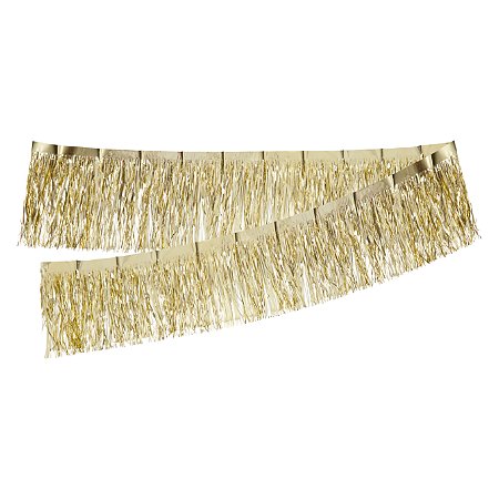 Dourado - Guirlanda Franja Metalizada