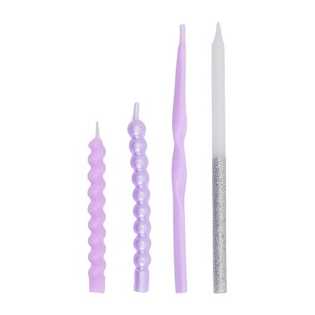 Lilás Candy - Kit velas