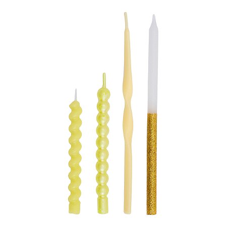 Amarelo Candy - Kit velas