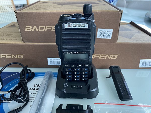 Rádio HT Baofeng UV82 8w - Rádio amador portátil