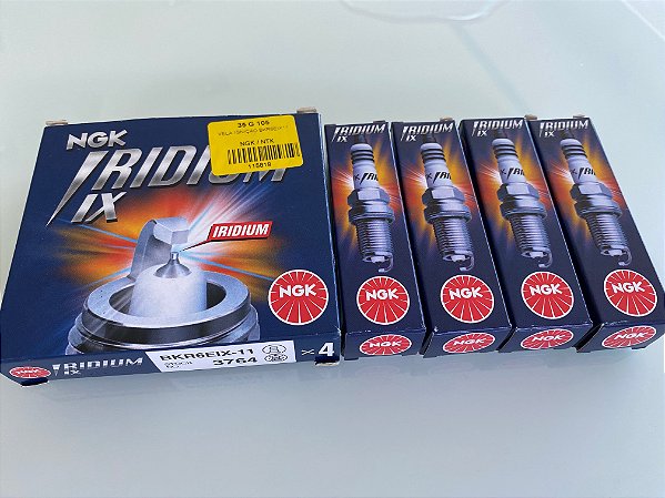 Kit - Jogo de velas de ignição NGK irídio