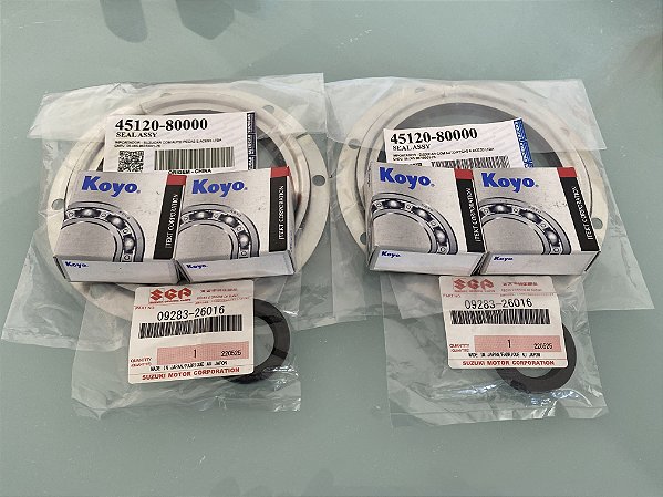 KIT do munhão COMPLETO (2 lados) - Original Suzuki
