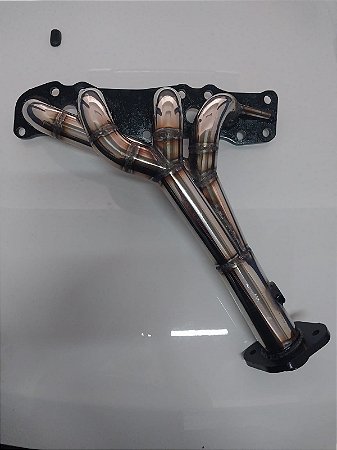 Coletor dimensionado de escapamento 4x2x1 em INOX