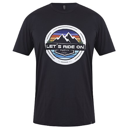 Camiseta em Poliamida MONTANHAS Let's Ride On