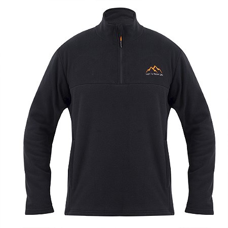 Blusão Fleece 1/2 zíper MONTANHAS