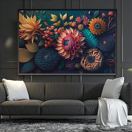 Arranjo de Flores 3D