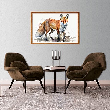 Raposa em Aquarela
