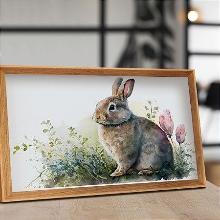 Coelho em Aquarela