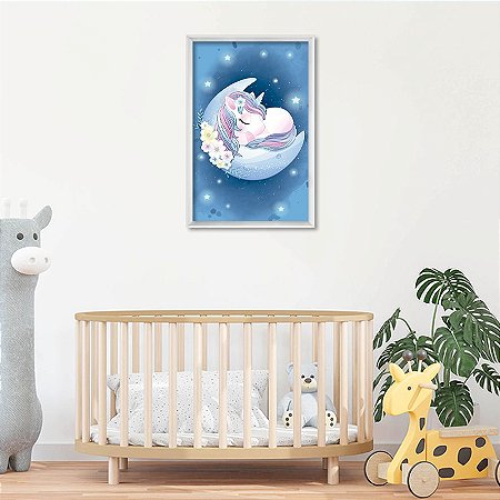 Unicornio Dormindo na Lua