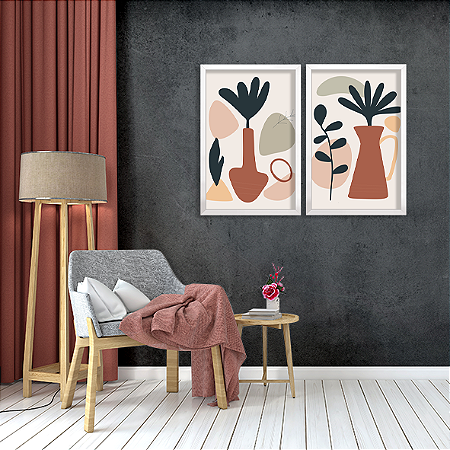 Vaso Abstrato Duo
