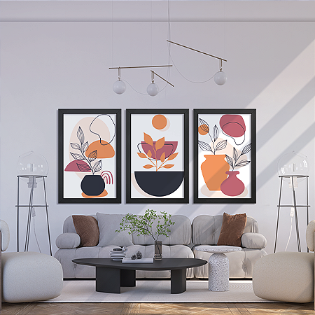 Flores Minimalista 02 Trio