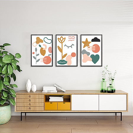 Formas Abstrato Trio