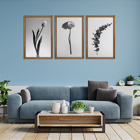 Arte Flor P&B Trio