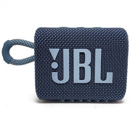 Caixa de Som Portátil JBL GO 3 Azul Bluetooth