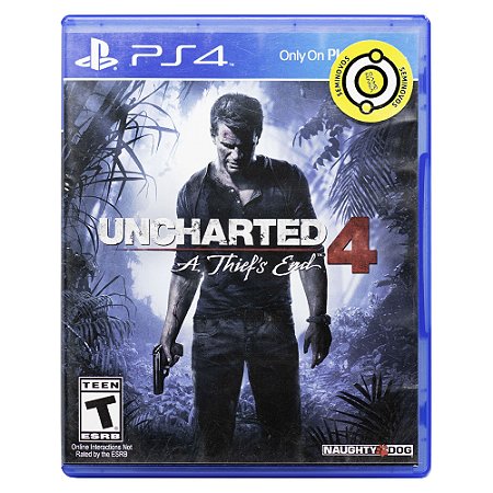 Jogo Usado Uncharted 4 A Thief's End PS4