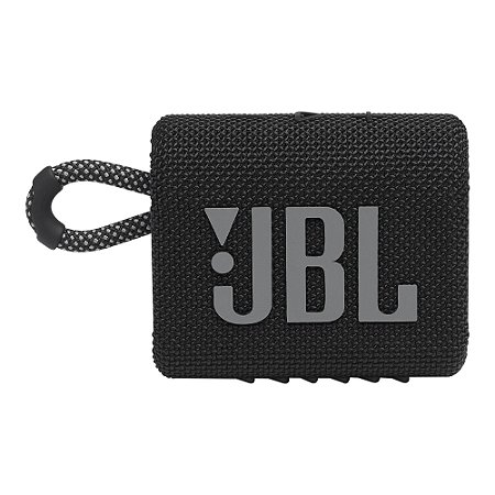 Caixa de Som Portátil JBL Go 3 Preta Bluetooth