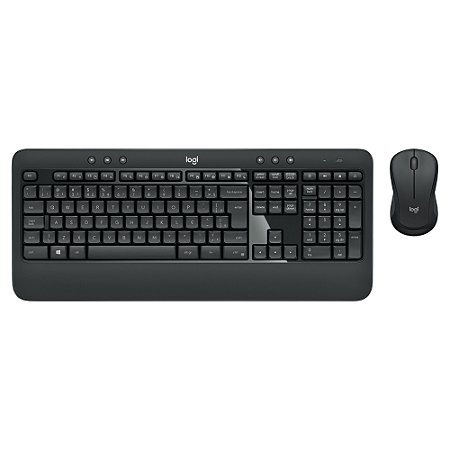 Kit Teclado e Mouse Logitech MK540 Preto Sem Fio