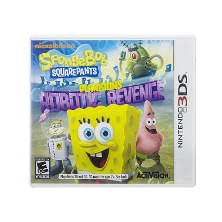 Jogo SpongeBob Squarepants: Plankton's Robotic Revenge 3DS