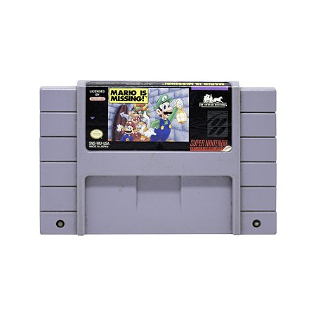 Jogo Usado Mario Is Missing - Super Nintendo SNES