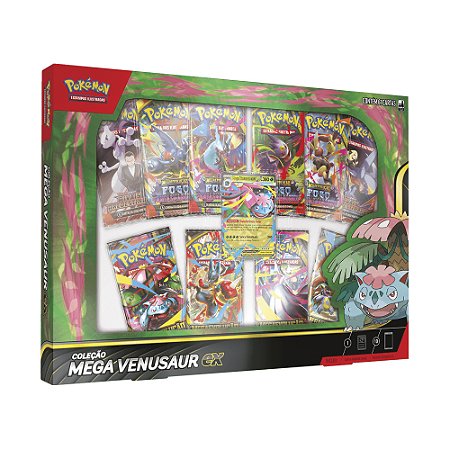 Box Coleção Mega Venusaur Ex (Português)