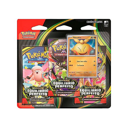 Blister Triplo Megaevolução Equilíbrio Perfeito - Makuhita (Português)