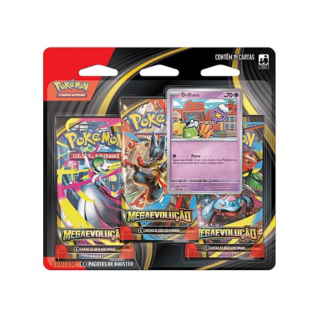 Blister Triplo Megaevolução - Drifloon (Português)