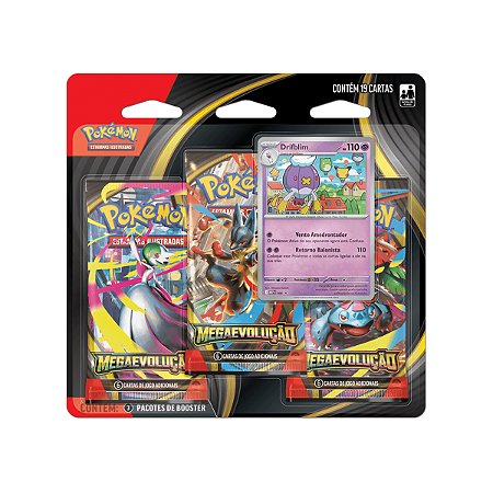 Blister Triplo Megaevolução - Drifblim (Português)