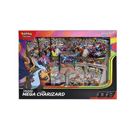 Box Coleção Mega Charizard X (Português)