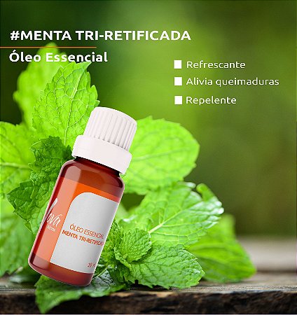 ÓLEO ESSENCIAL DE MENTA TRI-RETIFICADA