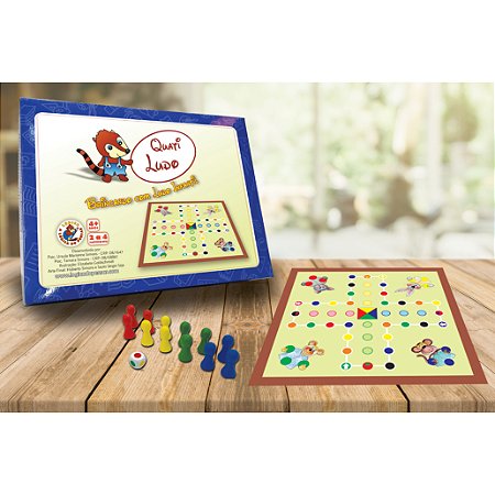 Tabuleiro Ludo Infantil
