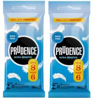 Preservativo Lubrificado Ultra Sensível 16uni - Prudence