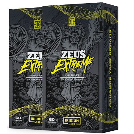 Kit 2uni Zeus Extreme Pré-Hormonal 60 comp. - Iridium Labs
