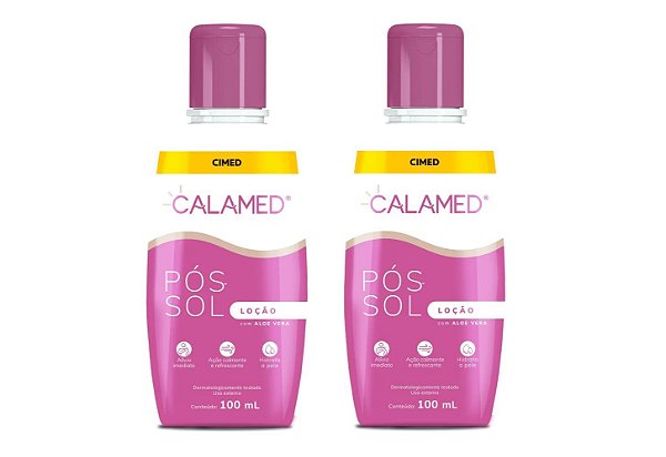 Kit 2uni Calamed Loção Pós-Sol 100ml - Cimed