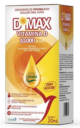 Dmax 10000ui 20ml Gotas - Airela