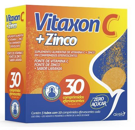 Vitaxon C + Zinco Efervescente 30 Comprimidos - Airela