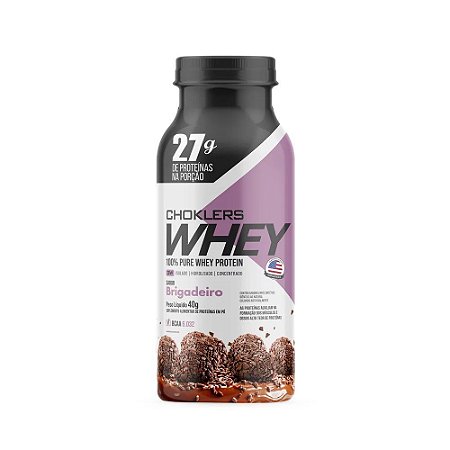 Whey Protein 100% Pure Garrafa 40g - Choklers