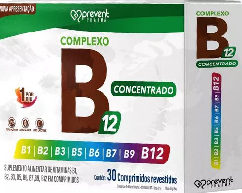 Complexo B12 Concentrato 30 Comps - Prevent Pharma