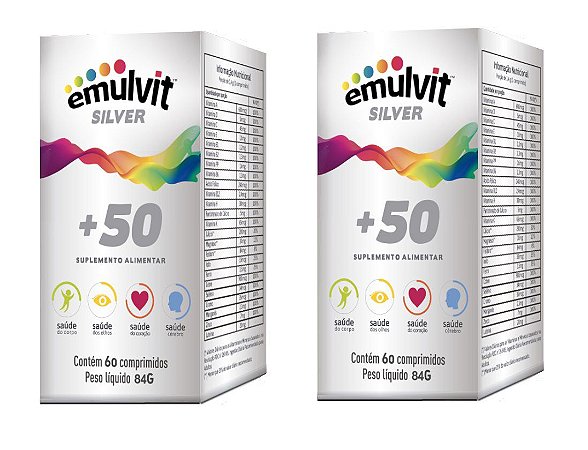 Kit 2uni Emulvit Silver (2x 60 comp.) - Kester Pharma