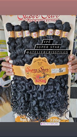 Cabelo Orgânico Ypê cor 1B